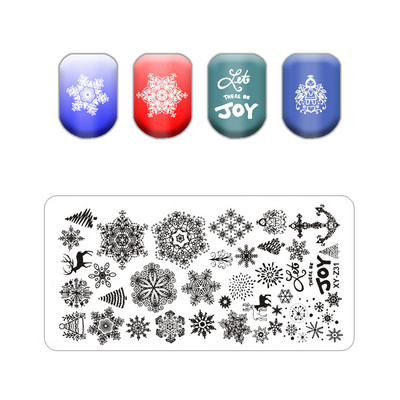 Virágos levélmintás bélyegzőlapok vonalas körmökhöz Rozsdamentes acél téglalap körömdíszítő sablon macskalevelek állati pillangó