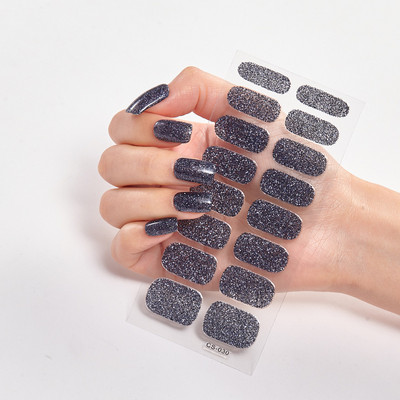 Nailart matrica tiszta egyszínű öntapadó köröm matrica körömmatrica készlet köröm kiegészítők körömcsíkok Full Beauty Adesivos