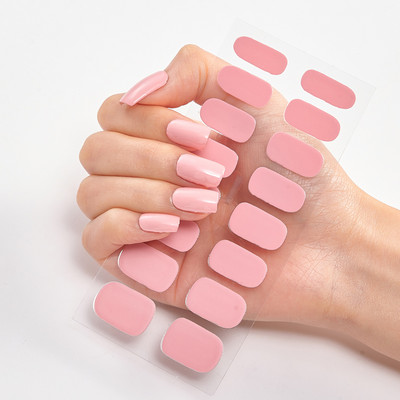 Nailart matrica tiszta egyszínű öntapadó köröm matrica körömmatrica készlet köröm kiegészítők körömcsíkok Full Beauty Adesivos