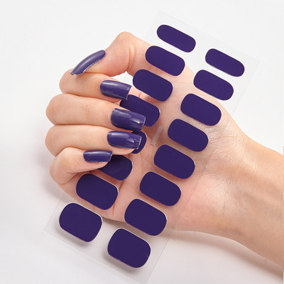 Nailart matrica tiszta egyszínű öntapadó köröm matrica körömmatrica készlet köröm kiegészítők körömcsíkok Full Beauty Adesivos