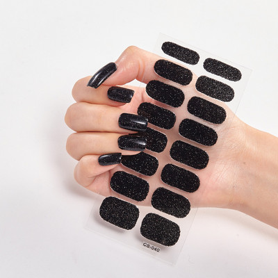 Nailart matrica tiszta egyszínű öntapadó köröm matrica körömmatrica készlet köröm kiegészítők körömcsíkok Full Beauty Adesivos