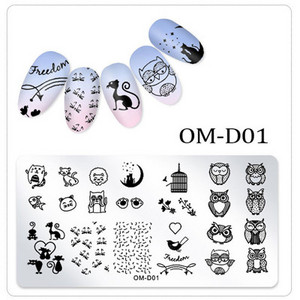 Geometria körömbélyegzősablon Mandala tavaszi kert negatív tér Geo viráglevél csipkebélyegző körömbélyegző lemezek