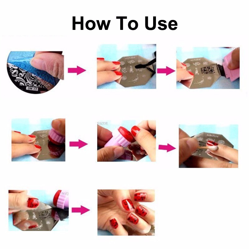 Geometria körömbélyegzősablon Mandala tavaszi kert negatív tér Geo viráglevél csipkebélyegző körömbélyegző lemezek