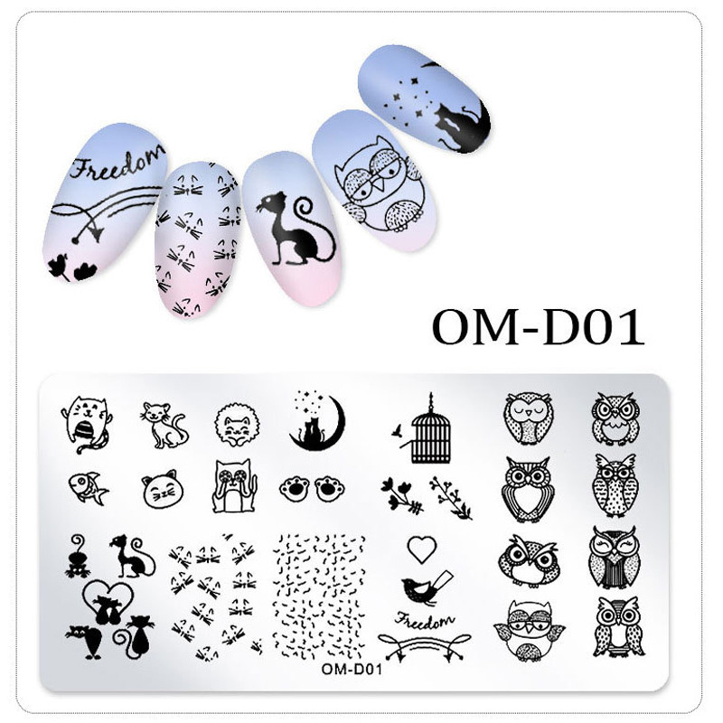 Geometria körömbélyegzősablon Mandala tavaszi kert negatív tér Geo viráglevél csipkebélyegző körömbélyegző lemezek