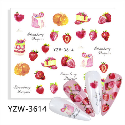 Körömmatricák körmökhöz matrica nyári csúszkák körmökhöz vízjel Beach kókusz lufi karácsonyi állat barkács körömdizájn