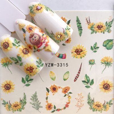 Körömmatricák körmökhöz matrica nyári csúszkák körmökhöz vízjel Beach kókusz lufi karácsonyi állat barkács körömdizájn