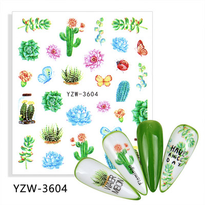 Körömmatricák körmökhöz matrica nyári csúszkák körmökhöz vízjel Beach kókusz lufi karácsonyi állat barkács körömdizájn