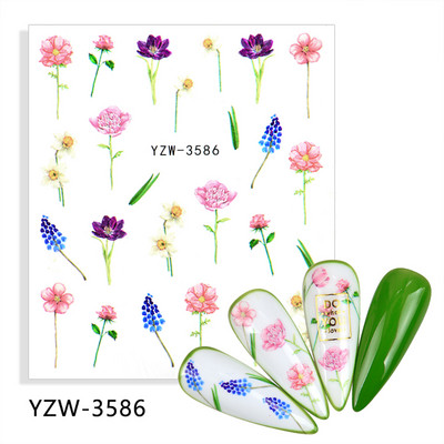 Körömmatricák körmökhöz matrica nyári csúszkák körmökhöz vízjel Beach kókusz lufi karácsonyi állat barkács körömdizájn