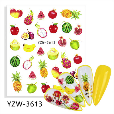 Körömmatricák körmökhöz matrica nyári csúszkák körmökhöz vízjel Beach kókusz lufi karácsonyi állat barkács körömdizájn