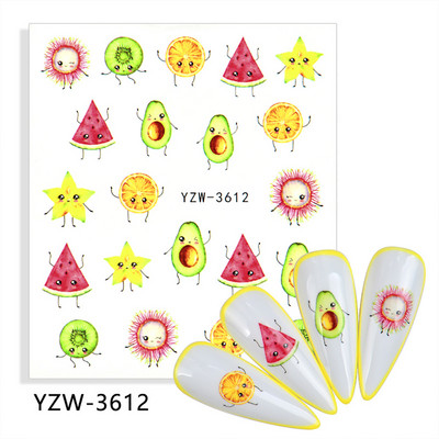 Körömmatricák körmökhöz matrica nyári csúszkák körmökhöz vízjel Beach kókusz lufi karácsonyi állat barkács körömdizájn