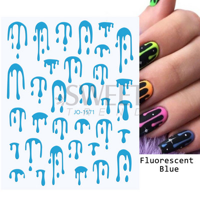 Halloween 3D Szív Web Körömmatrica Aranyos ünnepi Rajzfilm Design Pók Tök Szellem Csúsztatók körmökhöz Manikűr Dekor SANO53