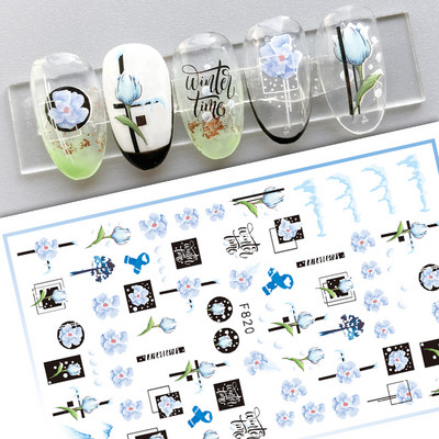 Halloween 3D Szív Web Körömmatrica Aranyos ünnepi Rajzfilm Design Pók Tök Szellem Csúsztatók körmökhöz Manikűr Dekor SANO53
