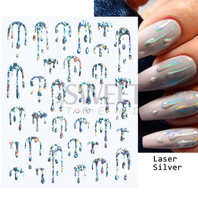 Halloween 3D Szív Web Körömmatrica Aranyos ünnepi Rajzfilm Design Pók Tök Szellem Csúsztatók körmökhöz Manikűr Dekor SANO53