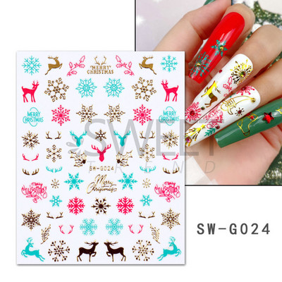 Halloween 3D Szív Web Körömmatrica Aranyos ünnepi Rajzfilm Design Pók Tök Szellem Csúsztatók körmökhöz Manikűr Dekor SANO53