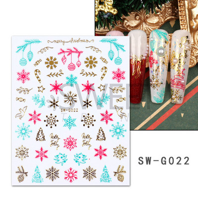 Halloween 3D Szív Web Körömmatrica Aranyos ünnepi Rajzfilm Design Pók Tök Szellem Csúsztatók körmökhöz Manikűr Dekor SANO53