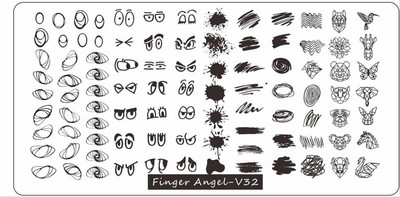 1 db bélyegző körömsablon rozsdamentes acél körmökhöz Summer BEACH sablonok Nails Art köröm kiegészítők Bélyegző lemezek Eszközök