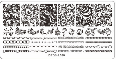 1 db bélyegző körömsablon rozsdamentes acél körmökhöz Summer BEACH sablonok Nails Art köröm kiegészítők Bélyegző lemezek Eszközök