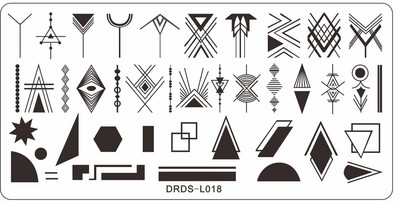 1 db bélyegző körömsablon rozsdamentes acél körmökhöz Summer BEACH sablonok Nails Art köröm kiegészítők Bélyegző lemezek Eszközök