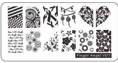 1 db bélyegző körömsablon rozsdamentes acél körmökhöz Summer BEACH sablonok Nails Art köröm kiegészítők Bélyegző lemezek Eszközök