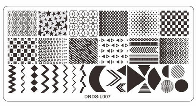 1 db bélyegző körömsablon rozsdamentes acél körmökhöz Summer BEACH sablonok Nails Art köröm kiegészítők Bélyegző lemezek Eszközök