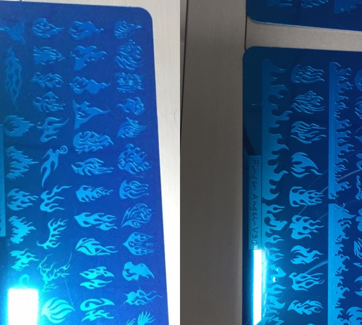 1 db bélyegző körömsablon rozsdamentes acél körmökhöz Summer BEACH sablonok Nails Art köröm kiegészítők Bélyegző lemezek Eszközök