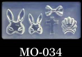 Húsvéti sorozatú körömforma 3D-s faragott szilikon forma UV gél akril kristály körömsablon DIY körömszalon sminkdíszek