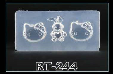 Húsvéti sorozatú körömforma 3D-s faragott szilikon forma UV gél akril kristály körömsablon DIY körömszalon sminkdíszek