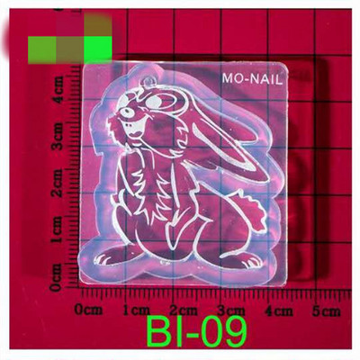 Húsvéti sorozatú körömforma 3D-s faragott szilikon forma UV gél akril kristály körömsablon DIY körömszalon sminkdíszek