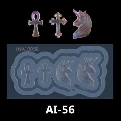 Húsvéti sorozatú körömforma 3D-s faragott szilikon forma UV gél akril kristály körömsablon DIY körömszalon sminkdíszek