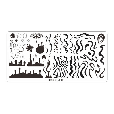 Butterfly rozsdamentes acél körömbélyegző lemezek macska virág levél koponya mintás stencil barkács tinta vonalas körömdíszítés képsablon