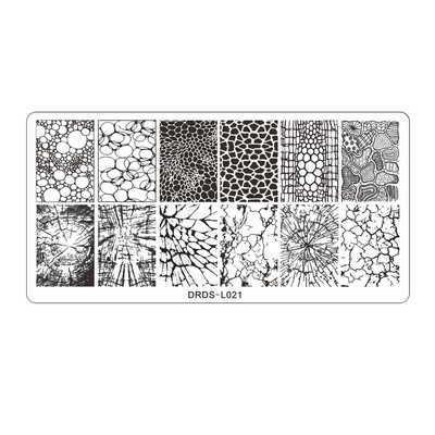 Butterfly rozsdamentes acél körömbélyegző lemezek macska virág levél koponya mintás stencil barkács tinta vonalas körömdíszítés képsablon