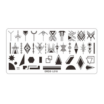 Butterfly rozsdamentes acél körömbélyegző lemezek macska virág levél koponya mintás stencil barkács tinta vonalas körömdíszítés képsablon