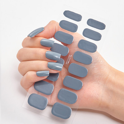 16 tipp/lap Nailart Nailart matrica köröm tippek manikűr dekoráció divat körömlakk öntapadó körömmatrica kreatív