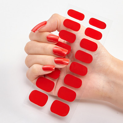 16 tipp/lap Nailart Nailart matrica köröm tippek manikűr dekoráció divat körömlakk öntapadó körömmatrica kreatív