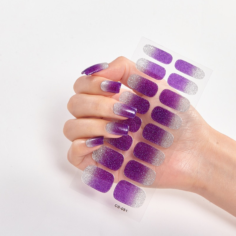 16 tipp/lap Nailart Nailart matrica köröm tippek manikűr dekoráció divat körömlakk öntapadó körömmatrica kreatív