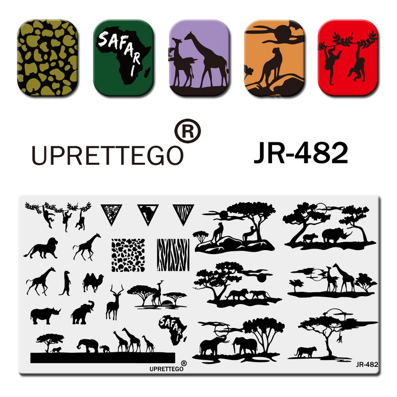 2022 Roostevabast terasest stantsimisplaadi mall Abstraktsed jooned Tantsija taimed Peekaboo Safari Coffee Dogs Morning Glory JR481-490
