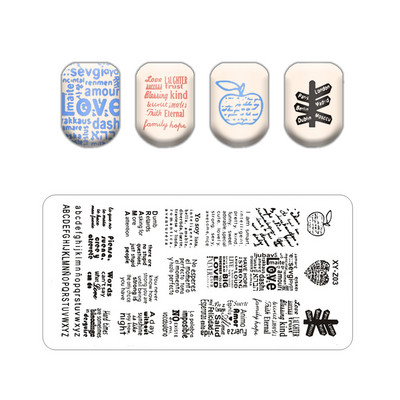 Új levél virág körömbélyegző lemezek állatmintás buborékos körömdíszítő lemez bélyegzősablonok nyomóvonal stencil rozsdamentes acél