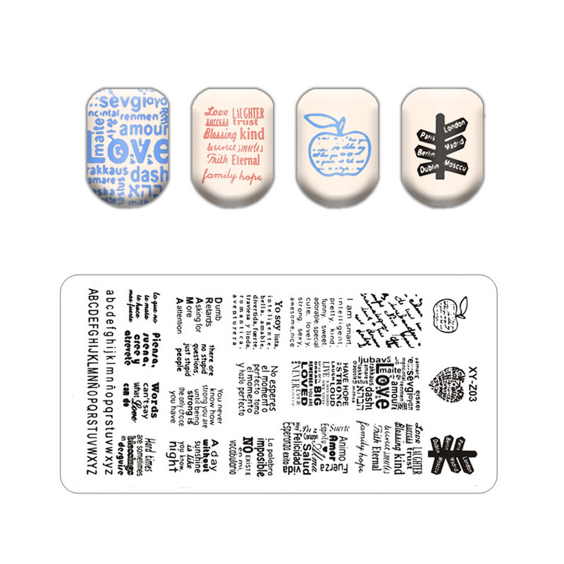 Új levél virág körömbélyegző lemezek állatmintás buborékos körömdíszítő lemez bélyegzősablonok nyomóvonal stencil rozsdamentes acél