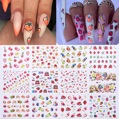 12db Napraforgó Juharlevél Körömmatricák Csúsztatók Manikűrhöz Karácsonyfa Nail Art Vízmatricák Transzferfólia Őszi tippek