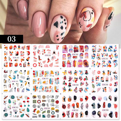 12db Napraforgó Juharlevél Körömmatricák Csúsztatók Manikűrhöz Karácsonyfa Nail Art Vízmatricák Transzferfólia Őszi tippek
