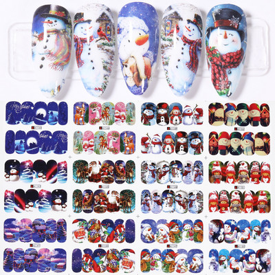 12db Napraforgó Juharlevél Körömmatricák Csúsztatók Manikűrhöz Karácsonyfa Nail Art Vízmatricák Transzferfólia Őszi tippek