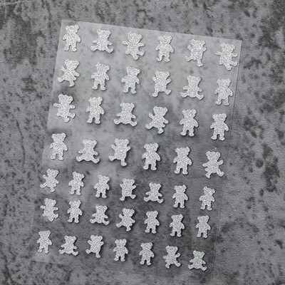 Nail Art Kleebised Liim Virgencita Kleebised Angel Cupid Transfer Kleebised Liugur 3D DIY Näpunäiteid Küünte kunsti kaunistused maniküüri mähis