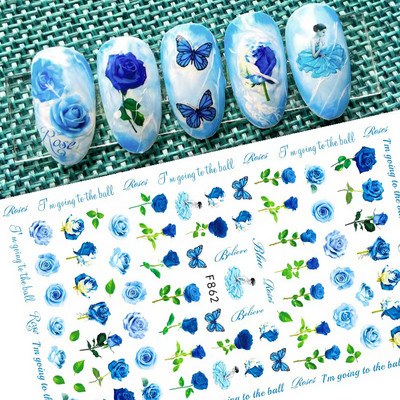Nail Art Kleebised Liim Virgencita Kleebised Angel Cupid Transfer Kleebised Liugur 3D DIY Näpunäiteid Küünte kunsti kaunistused maniküüri mähis