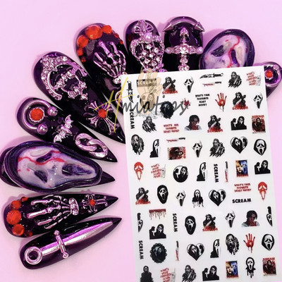 Nail Art Kleebised Liim Virgencita Kleebised Angel Cupid Transfer Kleebised Liugur 3D DIY Näpunäiteid Küünte kunsti kaunistused maniküüri mähis