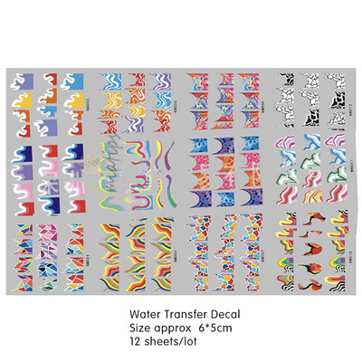 Nail Art Kleebised Liim Virgencita Kleebised Angel Cupid Transfer Kleebised Liugur 3D DIY Näpunäiteid Küünte kunsti kaunistused maniküüri mähis