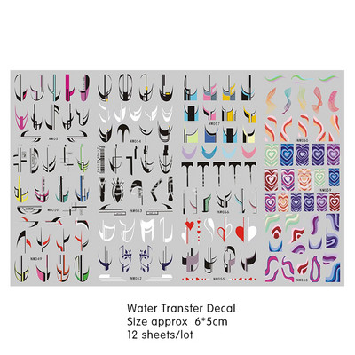 Nail Art Kleebised Liim Virgencita Kleebised Angel Cupid Transfer Kleebised Liugur 3D DIY Näpunäiteid Küünte kunsti kaunistused maniküüri mähis