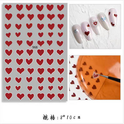 Nail Art Kleebised Liim Virgencita Kleebised Angel Cupid Transfer Kleebised Liugur 3D DIY Näpunäiteid Küünte kunsti kaunistused maniküüri mähis