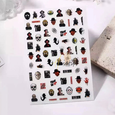 Nail Art Kleebised Liim Virgencita Kleebised Angel Cupid Transfer Kleebised Liugur 3D DIY Näpunäiteid Küünte kunsti kaunistused maniküüri mähis