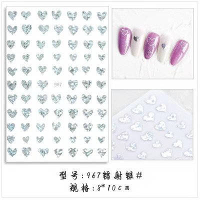 Nail Art Kleebised Liim Virgencita Kleebised Angel Cupid Transfer Kleebised Liugur 3D DIY Näpunäiteid Küünte kunsti kaunistused maniküüri mähis