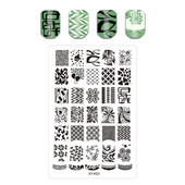 Sõrmeingel Tekstuur Geomeetria Küünte stantsimisplaadid Loomamuster Lehed Lillekujundus Multifilm Küünetemplite mallid Tööriistad